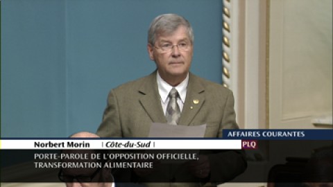 Norbert Morin dépose une pétition pour dénoncer le sous-financement des organismes communautaires en santé et services sociaux 