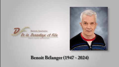 Benoit Bélanger (1947 - 2024)