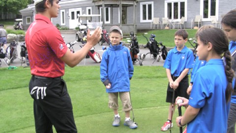 De la visite du Rouge et Or au club de golf Montmagny