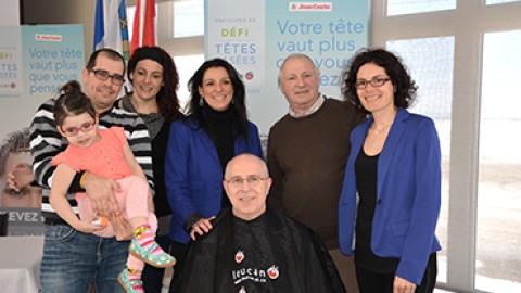 Le Bas-Saint-Laurent lance le Défi têtes rasées