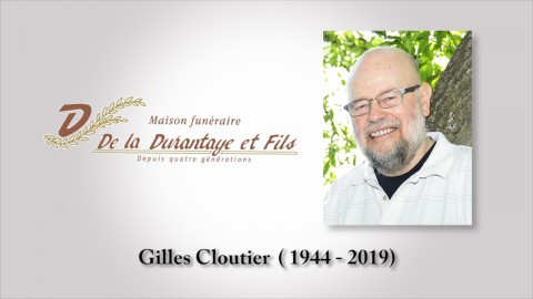 Gilles Cloutier (1944 - 2019)
