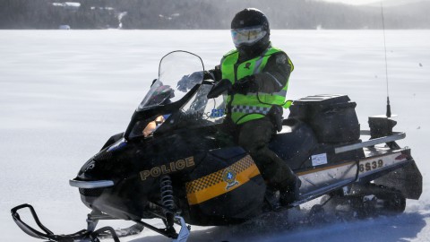 La SQ a procédé à plusieurs vérifications dans les sentiers de motoneige de Chaudière-Appalaches