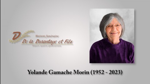 Yolande Gamache Morin (1952 - 2023)