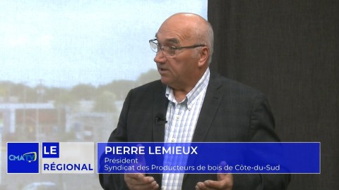 Entrevue - Pierre Lemieux, président du Syndicat des producteurs de bois de Côte-du-Sud - 13 juin 2025