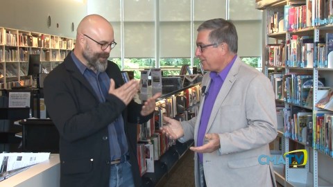 Entrevue - Jocelyn Landry, 5e anniversaire de la bibliothèque municipale de Montmagny - 27 août 2019