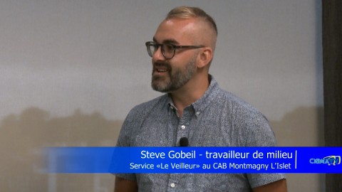 Entrevue - Steve Gobeil, travailleur de milieu au CAB Montmagny-L'Islet - Le salon de la 2e jeunesse - 19 septembre 2024