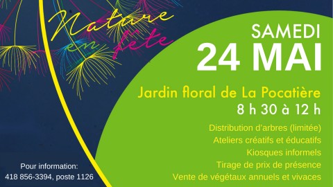 La nature en vedette au Jardin floral de La Pocatière le 24 mai