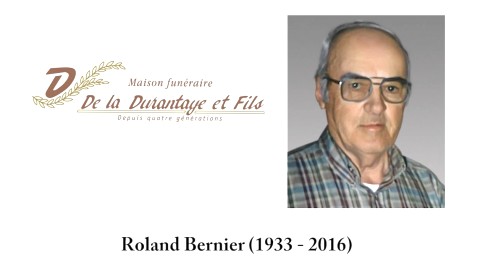 Roland Bernier (1933 - 2016)