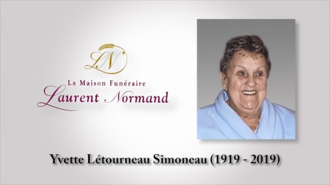 Yvette Létourneau Simoneau (1919 - 2019)