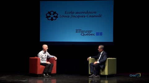 Entrevue - Bernard Pouliot et Jean-Marc Jean, école secondaire Louis-Jacques-Casault - 6 octobre 2020