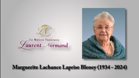 Marguerite Lachance Laprise Bleney (1934 - 2024)