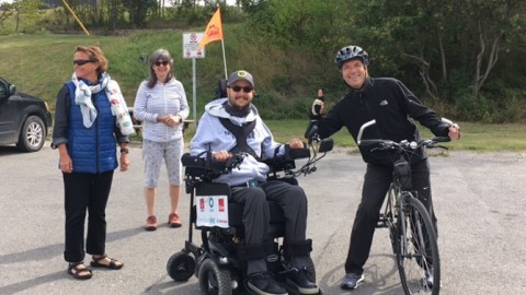 Montmagny sera l’une des étapes du parcours de 1200 km en fauteuil roulant de Julien Racicot