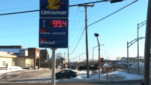 Le prix de l'essence à la pompe en deçà du dollar à Montmagny