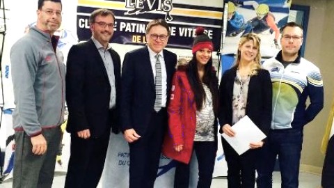 Lévis accueillait les meilleurs espoirs du patinage de vitesse canadien