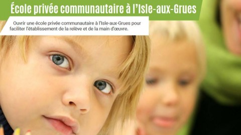 Un projet d’école privée communautaire à L’Isles-aux-Grues serait sur la table