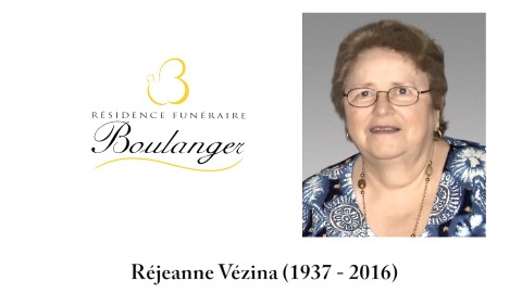 Réjeanne Vézina (1937 - 2016) 