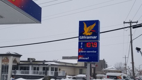 Le prix de l’essence baisse à Montmagny