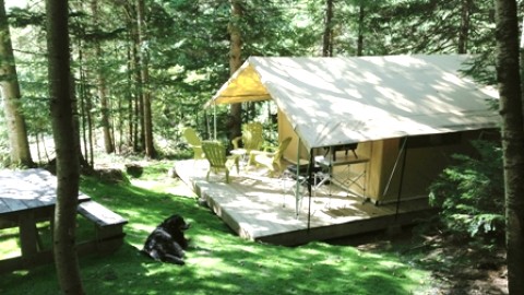 Tentes prêt-à-camper et refuges du Parc des Appalaches : les essayer c'est les adopter!