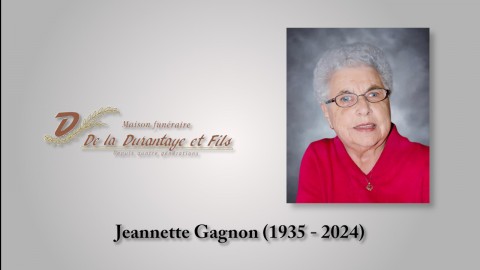 Jeannette Gagnon (1935 - 2024)