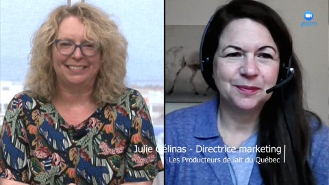 Entrevue - Julie Gélinas, dir.marketing Les Producteurs de lait du Québec - 24 octobre 2023