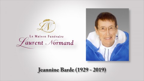 Jeannine Barde (1929 - 2019)