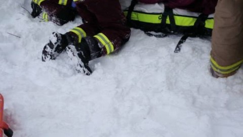 Accident de motoneige à Montmagny -  Un jeune homme secouru par les pompiers