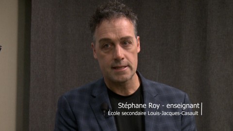 Entrevue - Stéphane Roy, promoteur de Génies en herbes à l'école secondaire Ls.-J.-Casault - 12 avril 2024