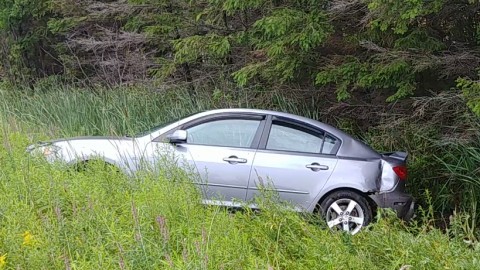 Sortie de route sur l’Autoroute 20 à Montmagny