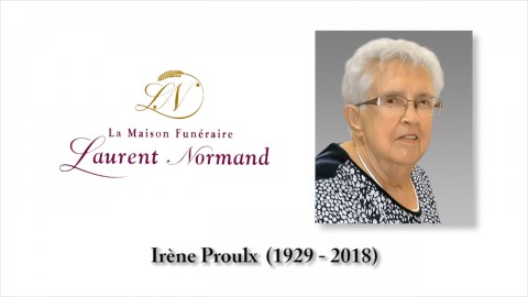 Irène Proulx (1929 - 2018)