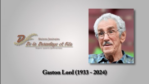 Gaston Lord (1933 - 2024)