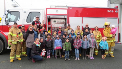 L’Activité Chef pompier d’un jour à Saint-Just est toujours très appréciée des enfants !