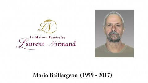 Mario Baillargeon (1959 - 2017)