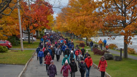 La 2e édition de La Grande marche de Montmagny attire encore plus de marcheurs que l’an dernier!