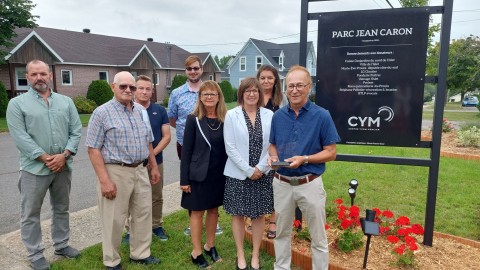 Le Centre Yvon Mercier inaugure le Parc Jean Caron à L’Islet