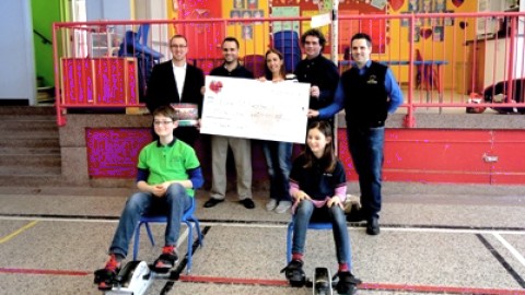 L'école Saint-Nicolas reçoit l'aide de la fondation Les Enfants d'cur