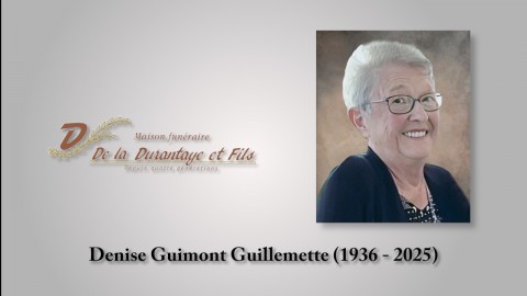 Denise Guimont Guillemette (1936 - 2025)