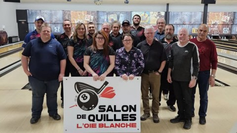 Sports: C’était le tournoi du championnat du Salon quilles l’oie Blanche samedi dernier.