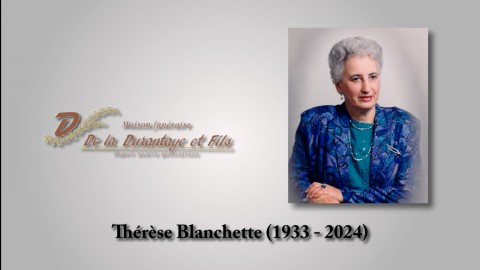 Thérèse Blanchette (1933 - 2024)