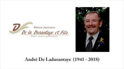 André De Ladurantaye (1941 - 2018)