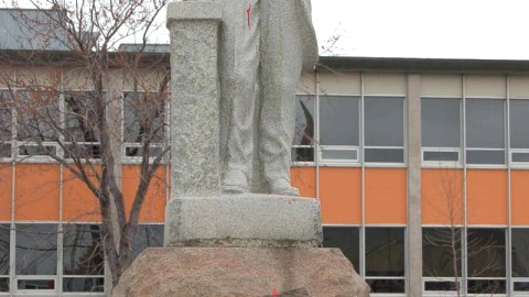 Vandalisme sur la statue de Sir Étienne-Pascal-Taché