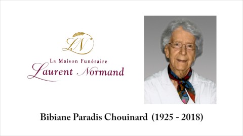 Bibiane Paradis Chouinard  (1925 - 2018)