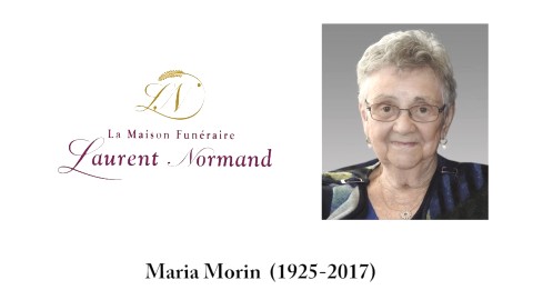 Maria Morin (1925-2017)