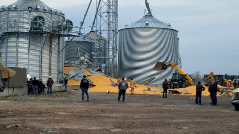 Un silo à grain s’effondre à Montmagny-un homme dans la quarantaine est retrouvé inanimé 