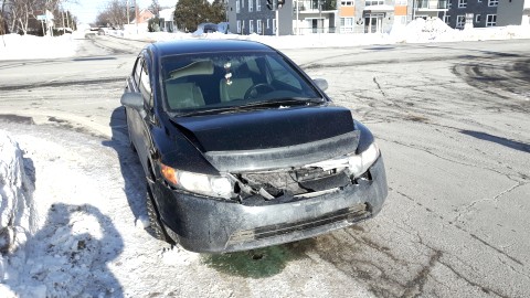 Légère collision sur le boulevard Taché Est