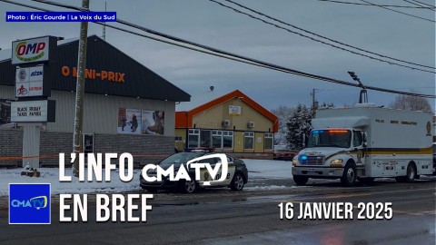 L'Info CMATV en bref du 16 janvier 2025