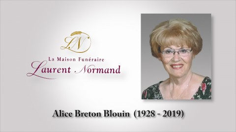Alice Breton Blouin (1928 - 2019)