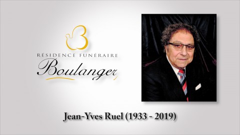 Jean-Yves Ruel (1933 - 2019)