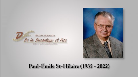 Paul-Émile St-Hilaire (1935 - 2022)