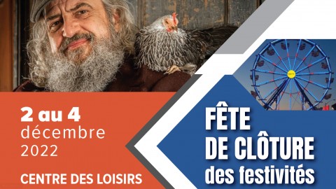 Fête de clôture du 350e anniversaire de Berthier-sur-Mer 2 au 4 décembre 2022