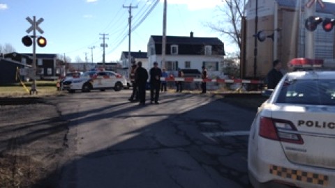 Mise à jour - Un accident de la circulation, entre un train et une automobile, à Cap-Saint-Ignace